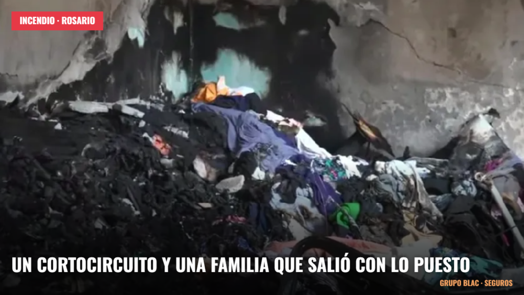 Departamento incendiado en Barrio Municipal, Rosario - Grupo BLAC Seguros